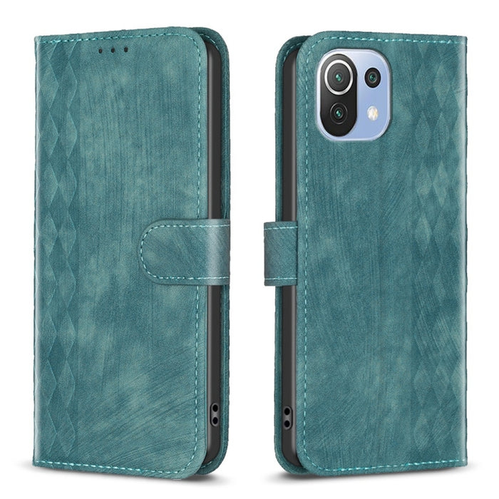 Estuche para teléfono de cuero en relieve a cuadros, For Xiaomi 13 Pro, For Xiaomi 13, For Xiaomi 12T / 12T Pro, For Xiaomi Redmi Note 11 Pro, For Xiaomi 12 Lite, For Xiaomi Redmi 10 5G / Note 11E, For Xiaomi Redmi 10C, For Xiaomi Redmi Note 11        ...