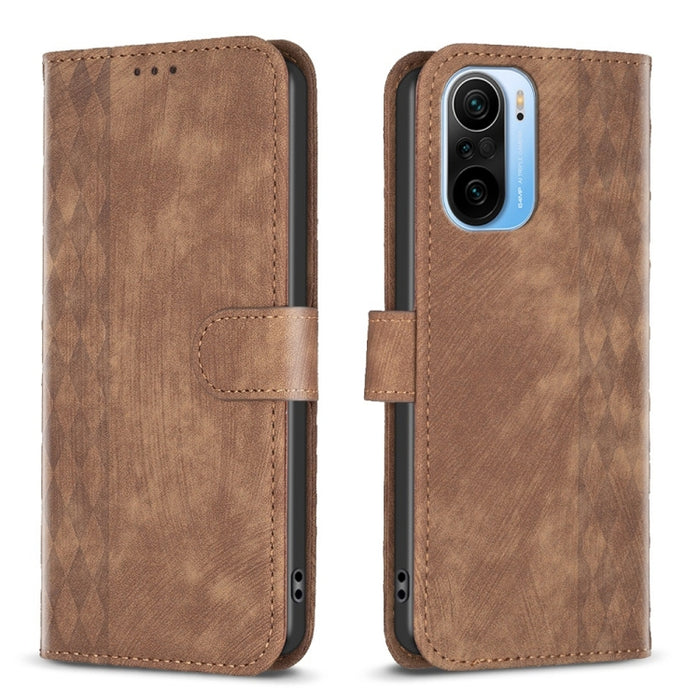 Estuche para teléfono de cuero en relieve a cuadros, For Xiaomi 13 Pro, For Xiaomi 13, For Xiaomi 12T / 12T Pro, For Xiaomi Redmi Note 11 Pro, For Xiaomi 12 Lite, For Xiaomi Redmi 10 5G / Note 11E, For Xiaomi Redmi 10C, For Xiaomi Redmi Note 11        ...