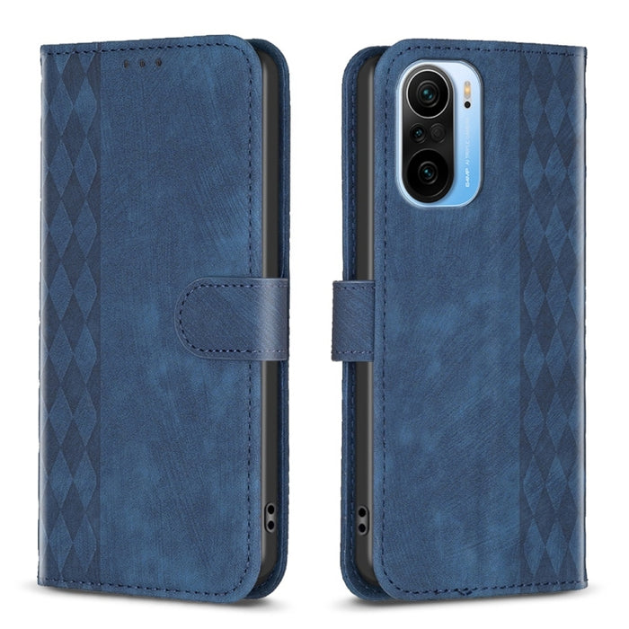 Estuche para teléfono de cuero en relieve a cuadros, For Xiaomi 13 Pro, For Xiaomi 13, For Xiaomi 12T / 12T Pro, For Xiaomi Redmi Note 11 Pro, For Xiaomi 12 Lite, For Xiaomi Redmi 10 5G / Note 11E, For Xiaomi Redmi 10C, For Xiaomi Redmi Note 11        ...
