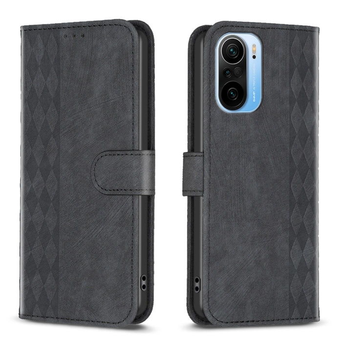 Estuche para teléfono de cuero en relieve a cuadros, For Xiaomi 13 Pro, For Xiaomi 13, For Xiaomi 12T / 12T Pro, For Xiaomi Redmi Note 11 Pro, For Xiaomi 12 Lite, For Xiaomi Redmi 10 5G / Note 11E, For Xiaomi Redmi 10C, For Xiaomi Redmi Note 11        ...