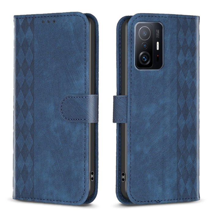 Estuche para teléfono de cuero en relieve a cuadros, For Xiaomi 13 Pro, For Xiaomi 13, For Xiaomi 12T / 12T Pro, For Xiaomi Redmi Note 11 Pro, For Xiaomi 12 Lite, For Xiaomi Redmi 10 5G / Note 11E, For Xiaomi Redmi 10C, For Xiaomi Redmi Note 11        ...