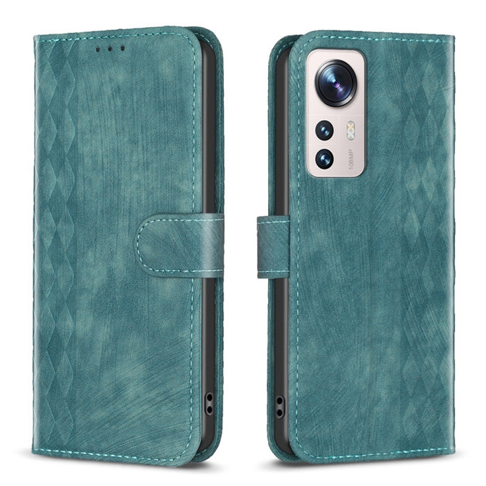Estuche para teléfono de cuero en relieve a cuadros, For Xiaomi 13 Pro, For Xiaomi 13, For Xiaomi 12T / 12T Pro, For Xiaomi Redmi Note 11 Pro, For Xiaomi 12 Lite, For Xiaomi Redmi 10 5G / Note 11E, For Xiaomi Redmi 10C, For Xiaomi Redmi Note 11        ...