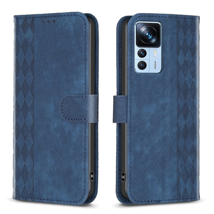 Estuche para teléfono de cuero en relieve a cuadros, For Xiaomi 13 Pro, For Xiaomi 13, For Xiaomi 12T / 12T Pro, For Xiaomi Redmi Note 11 Pro, For Xiaomi 12 Lite, For Xiaomi Redmi 10 5G / Note 11E, For Xiaomi Redmi 10C, For Xiaomi Redmi Note 11        ...