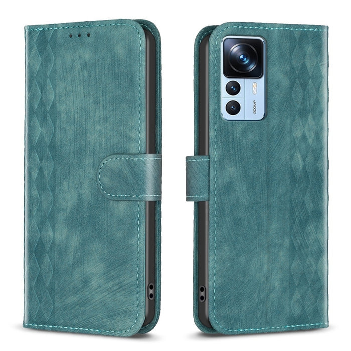 Estuche para teléfono de cuero en relieve a cuadros, For Xiaomi 13 Pro, For Xiaomi 13, For Xiaomi 12T / 12T Pro, For Xiaomi Redmi Note 11 Pro, For Xiaomi 12 Lite, For Xiaomi Redmi 10 5G / Note 11E, For Xiaomi Redmi 10C, For Xiaomi Redmi Note 11        ...