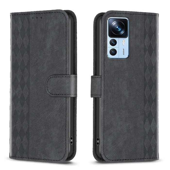 Estuche para teléfono de cuero en relieve a cuadros, For Xiaomi 13 Pro, For Xiaomi 13, For Xiaomi 12T / 12T Pro, For Xiaomi Redmi Note 11 Pro, For Xiaomi 12 Lite, For Xiaomi Redmi 10 5G / Note 11E, For Xiaomi Redmi 10C, For Xiaomi Redmi Note 11        ...