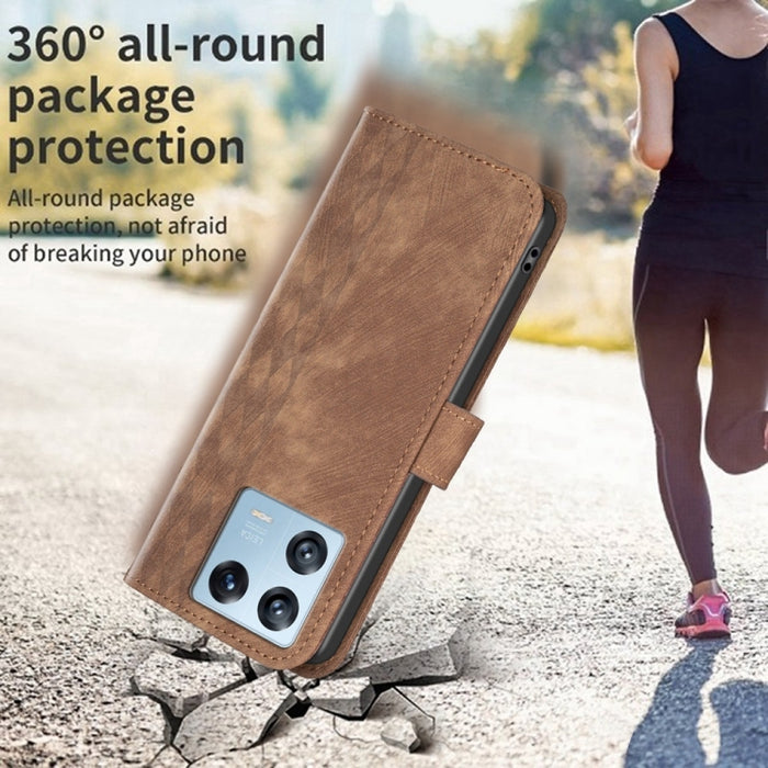 Estuche para teléfono de cuero en relieve a cuadros, For Xiaomi 13 Pro, For Xiaomi 13, For Xiaomi 12T / 12T Pro, For Xiaomi Redmi Note 11 Pro, For Xiaomi 12 Lite, For Xiaomi Redmi 10 5G / Note 11E, For Xiaomi Redmi 10C, For Xiaomi Redmi Note 11        ...