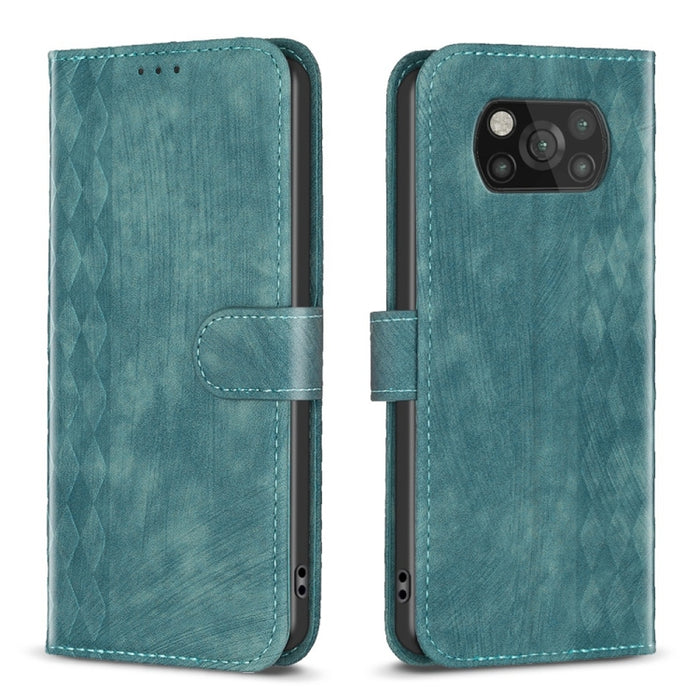 Estuche para teléfono de cuero en relieve a cuadros, For Xiaomi 13 Pro, For Xiaomi 13, For Xiaomi 12T / 12T Pro, For Xiaomi Redmi Note 11 Pro, For Xiaomi 12 Lite, For Xiaomi Redmi 10 5G / Note 11E, For Xiaomi Redmi 10C, For Xiaomi Redmi Note 11        ...