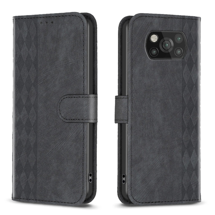 Estuche para teléfono de cuero en relieve a cuadros, For Xiaomi 13 Pro, For Xiaomi 13, For Xiaomi 12T / 12T Pro, For Xiaomi Redmi Note 11 Pro, For Xiaomi 12 Lite, For Xiaomi Redmi 10 5G / Note 11E, For Xiaomi Redmi 10C, For Xiaomi Redmi Note 11        ...