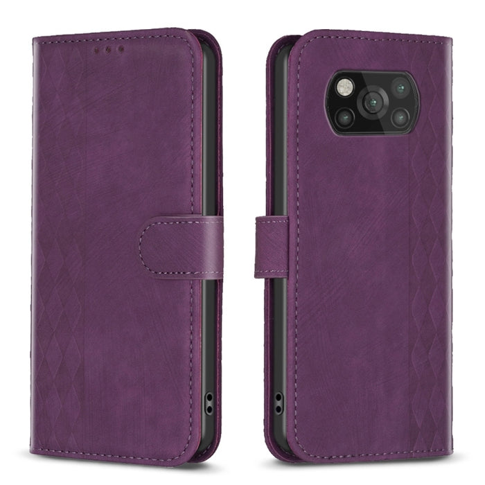 Estuche para teléfono de cuero en relieve a cuadros, For Xiaomi 13 Pro, For Xiaomi 13, For Xiaomi 12T / 12T Pro, For Xiaomi Redmi Note 11 Pro, For Xiaomi 12 Lite, For Xiaomi Redmi 10 5G / Note 11E, For Xiaomi Redmi 10C, For Xiaomi Redmi Note 11        ...