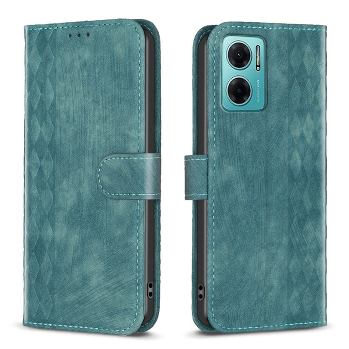 Estuche para teléfono de cuero en relieve a cuadros, For Xiaomi 13 Pro, For Xiaomi 13, For Xiaomi 12T / 12T Pro, For Xiaomi Redmi Note 11 Pro, For Xiaomi 12 Lite, For Xiaomi Redmi 10 5G / Note 11E, For Xiaomi Redmi 10C, For Xiaomi Redmi Note 11        ...