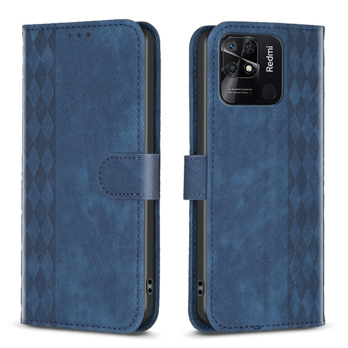 Estuche para teléfono de cuero en relieve a cuadros, For Xiaomi 13 Pro, For Xiaomi 13, For Xiaomi 12T / 12T Pro, For Xiaomi Redmi Note 11 Pro, For Xiaomi 12 Lite, For Xiaomi Redmi 10 5G / Note 11E, For Xiaomi Redmi 10C, For Xiaomi Redmi Note 11        ...