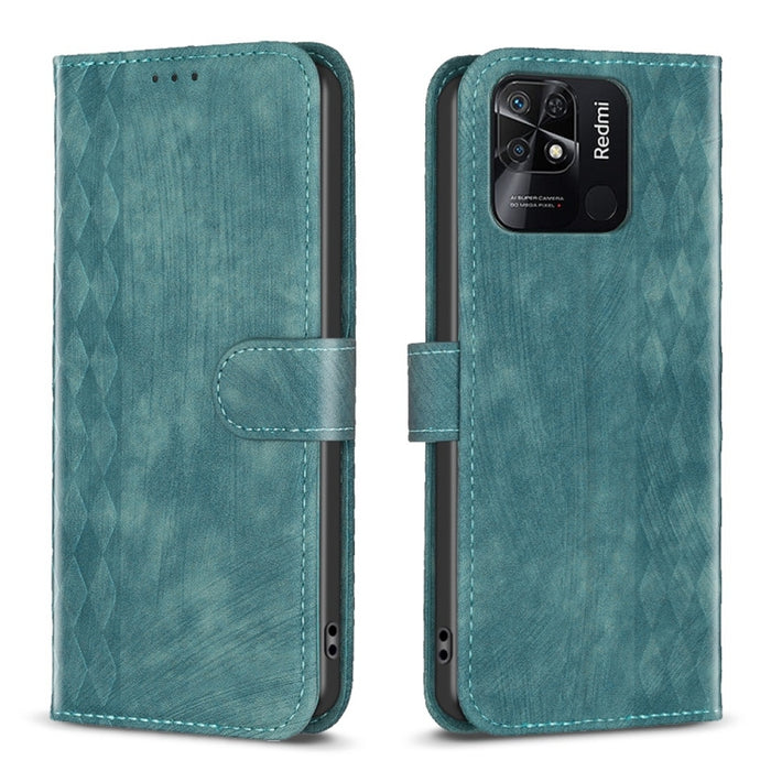 Estuche para teléfono de cuero en relieve a cuadros, For Xiaomi 13 Pro, For Xiaomi 13, For Xiaomi 12T / 12T Pro, For Xiaomi Redmi Note 11 Pro, For Xiaomi 12 Lite, For Xiaomi Redmi 10 5G / Note 11E, For Xiaomi Redmi 10C, For Xiaomi Redmi Note 11        ...