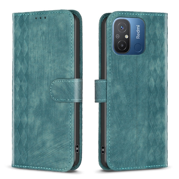 Estuche para teléfono de cuero en relieve a cuadros, For Xiaomi Redmi Note 13 Pro 4G Global, For Xiaomi Poco M6 Pro 4G, For Xiaomi Redmi Note 13 4G Global, For Xiaomi Redmi Note 13, For Xiaomi Redmi 13C, For Xiaomi Redmi Note 13 Pro+ 5G                ...