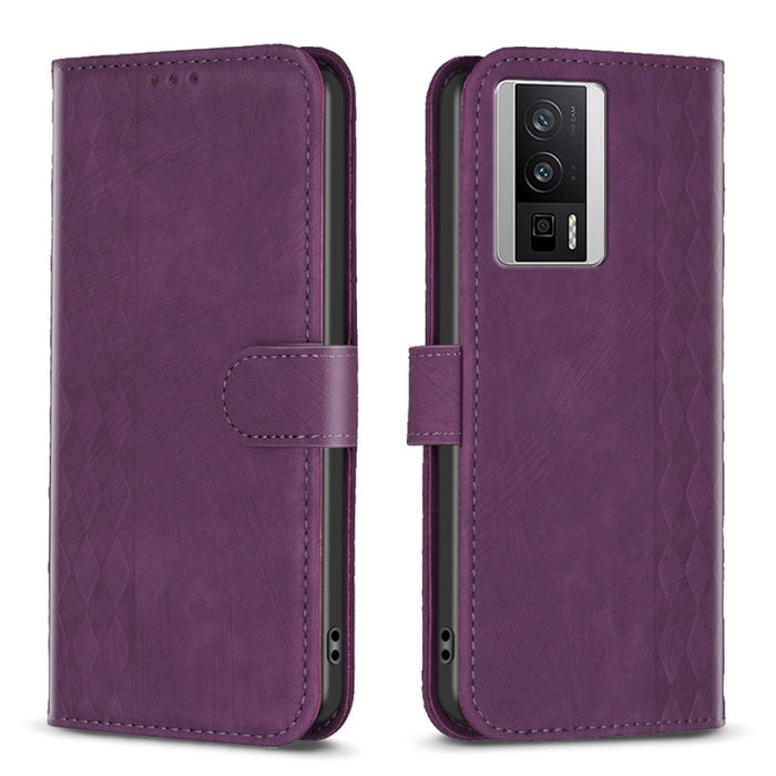 Estuche para teléfono de cuero en relieve a cuadros, For Xiaomi Redmi Note 13 Pro 4G Global, For Xiaomi Poco M6 Pro 4G, For Xiaomi Redmi Note 13 4G Global, For Xiaomi Redmi Note 13, For Xiaomi Redmi 13C, For Xiaomi Redmi Note 13 Pro+ 5G                ...