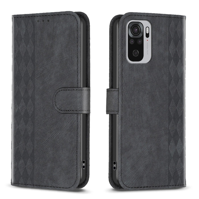 Estuche para teléfono de cuero en relieve a cuadros, For Xiaomi 13 Pro, For Xiaomi 13, For Xiaomi 12T / 12T Pro, For Xiaomi Redmi Note 11 Pro, For Xiaomi 12 Lite, For Xiaomi Redmi 10 5G / Note 11E, For Xiaomi Redmi 10C, For Xiaomi Redmi Note 11        ...