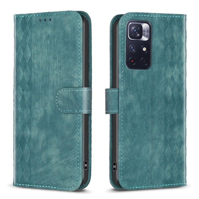 Estuche para teléfono de cuero en relieve a cuadros, For Xiaomi 13 Pro, For Xiaomi 13, For Xiaomi 12T / 12T Pro, For Xiaomi Redmi Note 11 Pro, For Xiaomi 12 Lite, For Xiaomi Redmi 10 5G / Note 11E, For Xiaomi Redmi 10C, For Xiaomi Redmi Note 11        ...