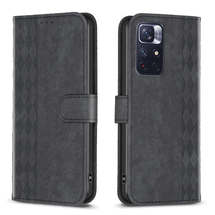 Estuche para teléfono de cuero en relieve a cuadros, For Xiaomi 13 Pro, For Xiaomi 13, For Xiaomi 12T / 12T Pro, For Xiaomi Redmi Note 11 Pro, For Xiaomi 12 Lite, For Xiaomi Redmi 10 5G / Note 11E, For Xiaomi Redmi 10C, For Xiaomi Redmi Note 11        ...