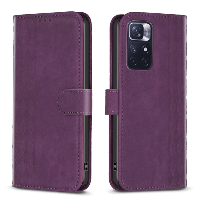 Estuche para teléfono de cuero en relieve a cuadros, For Xiaomi 13 Pro, For Xiaomi 13, For Xiaomi 12T / 12T Pro, For Xiaomi Redmi Note 11 Pro, For Xiaomi 12 Lite, For Xiaomi Redmi 10 5G / Note 11E, For Xiaomi Redmi 10C, For Xiaomi Redmi Note 11        ...