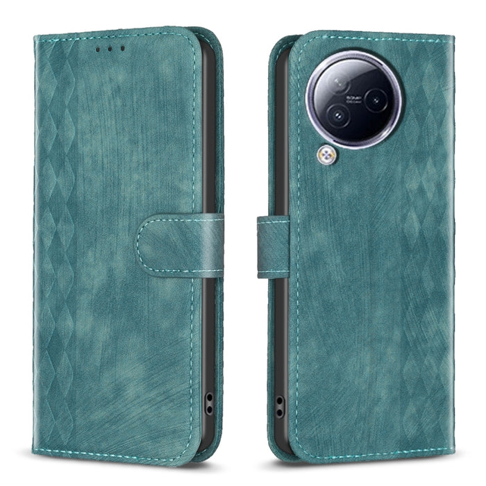 Estuche para teléfono de cuero en relieve a cuadros, For Xiaomi Redmi Note 13 Pro 4G Global, For Xiaomi Poco M6 Pro 4G, For Xiaomi Redmi Note 13 4G Global, For Xiaomi Redmi Note 13, For Xiaomi Redmi 13C, For Xiaomi Redmi Note 13 Pro+ 5G                ...