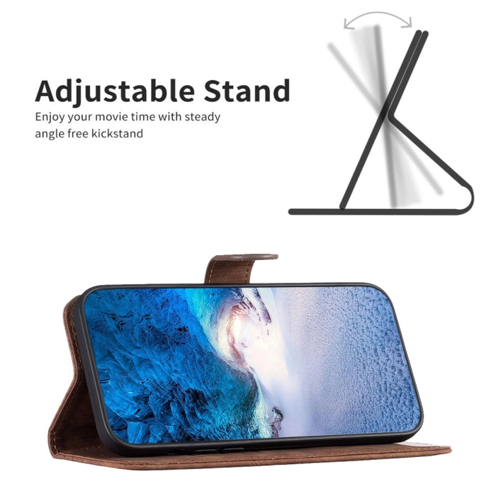 Estuche para teléfono de cuero en relieve a cuadros, For Xiaomi Redmi Note 13 Pro 4G Global, For Xiaomi Poco M6 Pro 4G, For Xiaomi Redmi Note 13 4G Global, For Xiaomi Redmi Note 13, For Xiaomi Redmi 13C, For Xiaomi Redmi Note 13 Pro+ 5G                ...