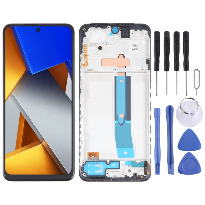 Pantalla LCD de material OLED para ensamblaje completo de digitalizador con marco, For Xiaomi Redmi Note 11 4G, For Xiaomi Poco M4 Pro 4G, For Xiaomi Redmi Note 11S 4G, For Xiaomi Redmi Note 10 Pro 4G, For Xiaomi Redmi Note 10 Pro Max                  ...