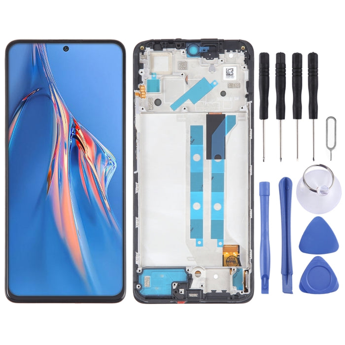 Pantalla LCD de material OLED para ensamblaje completo de digitalizador con marco, For Xiaomi Redmi Note 11 4G, For Xiaomi Poco M4 Pro 4G, For Xiaomi Redmi Note 11S 4G, For Xiaomi Redmi Note 10 Pro 4G, For Xiaomi Redmi Note 10 Pro Max                  ...