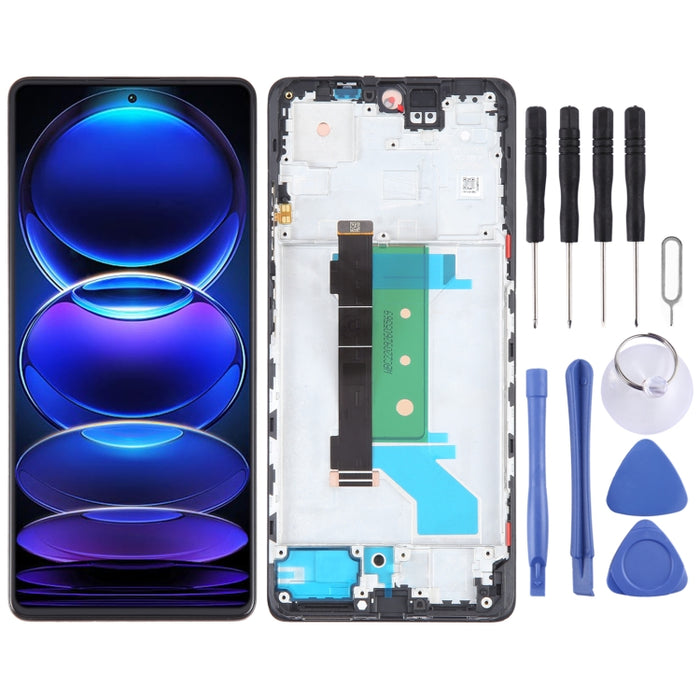 Pantalla LCD de material OLED para ensamblaje completo de digitalizador con marco, For Xiaomi Redmi Note 11 4G, For Xiaomi Poco M4 Pro 4G, For Xiaomi Redmi Note 11S 4G, For Xiaomi Redmi Note 10 Pro 4G, For Xiaomi Redmi Note 10 Pro Max                  ...