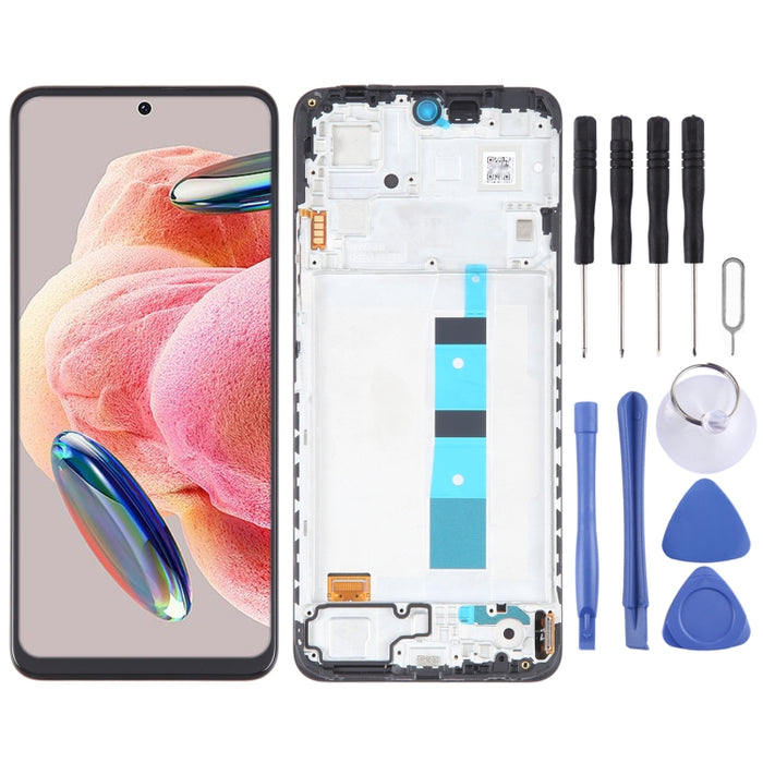 Pantalla LCD de material OLED para ensamblaje completo de digitalizador con marco, For Xiaomi Redmi Note 11 4G, For Xiaomi Poco M4 Pro 4G, For Xiaomi Redmi Note 11S 4G, For Xiaomi Redmi Note 10 Pro 4G, For Xiaomi Redmi Note 10 Pro Max                  ...