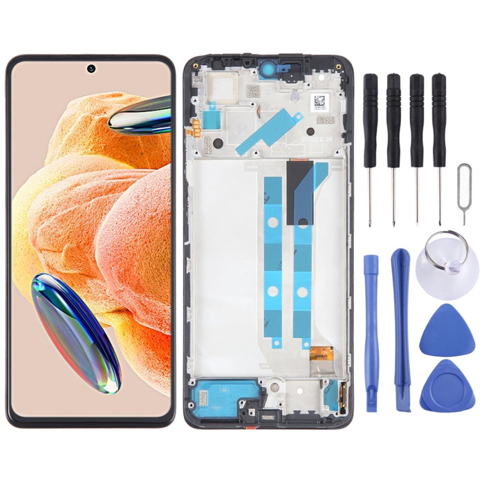 Pantalla LCD de material OLED para ensamblaje completo de digitalizador con marco, For Xiaomi Redmi Note 11 4G, For Xiaomi Poco M4 Pro 4G, For Xiaomi Redmi Note 11S 4G, For Xiaomi Redmi Note 10 Pro 4G, For Xiaomi Redmi Note 10 Pro Max                  ...