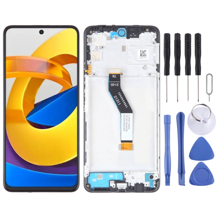 Pantalla LCD de material OLED para ensamblaje completo de digitalizador con marco, For Xiaomi Redmi Note 11 4G, For Xiaomi Poco M4 Pro 4G, For Xiaomi Redmi Note 11S 4G, For Xiaomi Redmi Note 10 Pro 4G, For Xiaomi Redmi Note 10 Pro Max                  ...