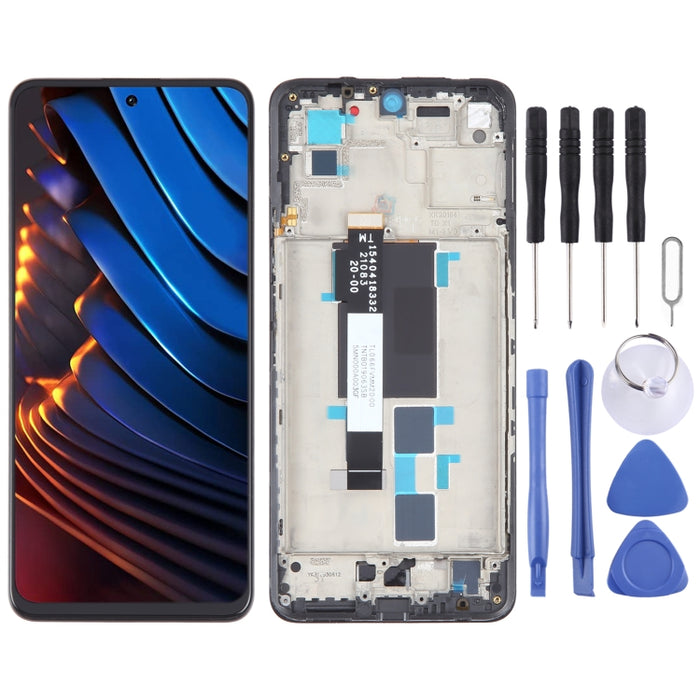 Pantalla LCD de material OLED para ensamblaje completo de digitalizador con marco, For Xiaomi Redmi Note 11 4G, For Xiaomi Poco M4 Pro 4G, For Xiaomi Redmi Note 11S 4G, For Xiaomi Redmi Note 10 Pro 4G, For Xiaomi Redmi Note 10 Pro Max                  ...