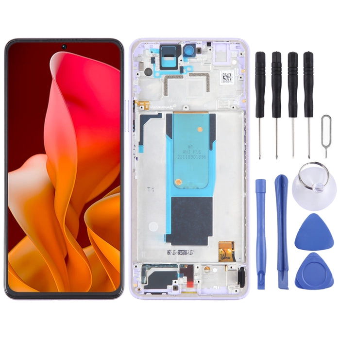 Pantalla LCD para montaje completo de digitalizador con marco, For Xiaomi 11i 5G 2022, For Xiaomi 11i HyperCharge 5G, For Xiaomi Redmi Note 11 Pro+ 5G
