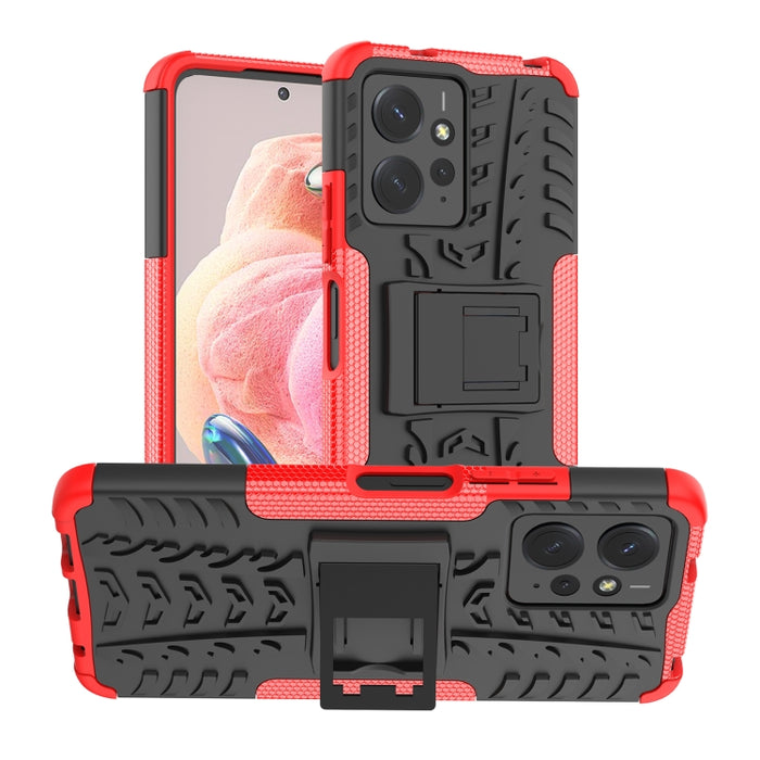 Funda para teléfono con textura de neumático TPU + PC con soporte, For Xiaomi Redmi A3 4G, For Xiaomi Redmi Note 13 4G, For Xiaomi Poco C65, For Xiaomi Redmi Note 13 5G Global, For Xiaomi Redmi 13C 4G, For Xiaomi Redmi Note 13 Pro+ 5G                  ...