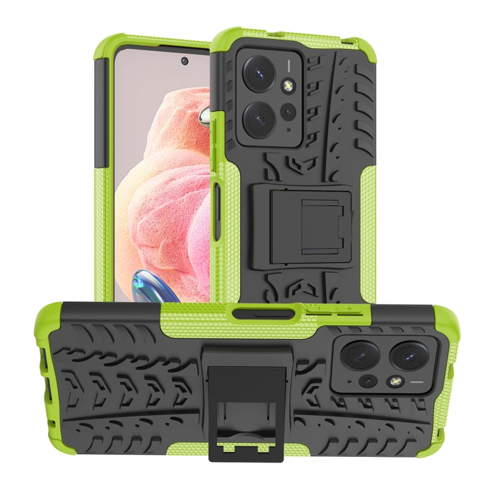 Funda para teléfono con textura de neumático TPU + PC con soporte, For Xiaomi Redmi A3 4G, For Xiaomi Redmi Note 13 4G, For Xiaomi Poco C65, For Xiaomi Redmi Note 13 5G Global, For Xiaomi Redmi 13C 4G, For Xiaomi Redmi Note 13 Pro+ 5G                  ...