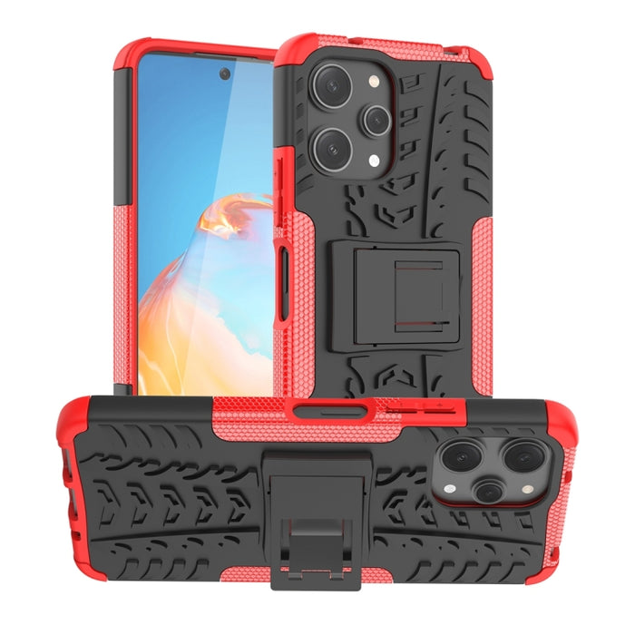 Funda para teléfono con textura de neumático TPU + PC con soporte, For Xiaomi Redmi A3 4G, For Xiaomi Redmi Note 13 4G, For Xiaomi Poco C65, For Xiaomi Redmi Note 13 5G Global, For Xiaomi Redmi 13C 4G, For Xiaomi Redmi Note 13 Pro+ 5G                  ...