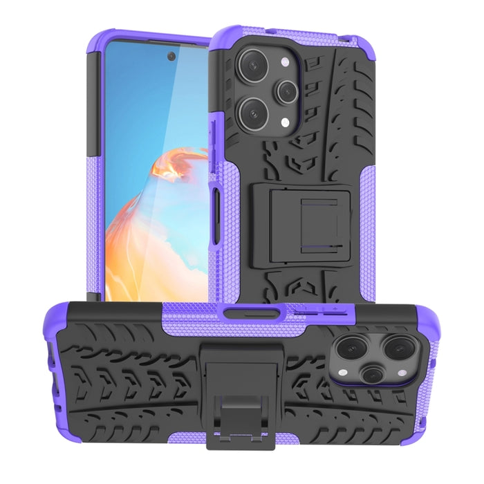 Funda para teléfono con textura de neumático TPU + PC con soporte, For Xiaomi Redmi A3 4G, For Xiaomi Redmi Note 13 4G, For Xiaomi Poco C65, For Xiaomi Redmi Note 13 5G Global, For Xiaomi Redmi 13C 4G, For Xiaomi Redmi Note 13 Pro+ 5G                  ...