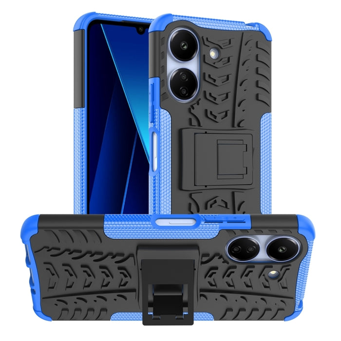 Funda para teléfono con textura de neumático TPU + PC con soporte, For Xiaomi Redmi A3 4G, For Xiaomi Redmi Note 13 4G, For Xiaomi Poco C65, For Xiaomi Redmi Note 13 5G Global, For Xiaomi Redmi 13C 4G, For Xiaomi Redmi Note 13 Pro+ 5G                  ...