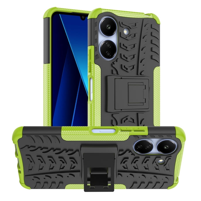 Funda para teléfono con textura de neumático TPU + PC con soporte, For Xiaomi Redmi A3 4G, For Xiaomi Redmi Note 13 4G, For Xiaomi Poco C65, For Xiaomi Redmi Note 13 5G Global, For Xiaomi Redmi 13C 4G, For Xiaomi Redmi Note 13 Pro+ 5G                  ...