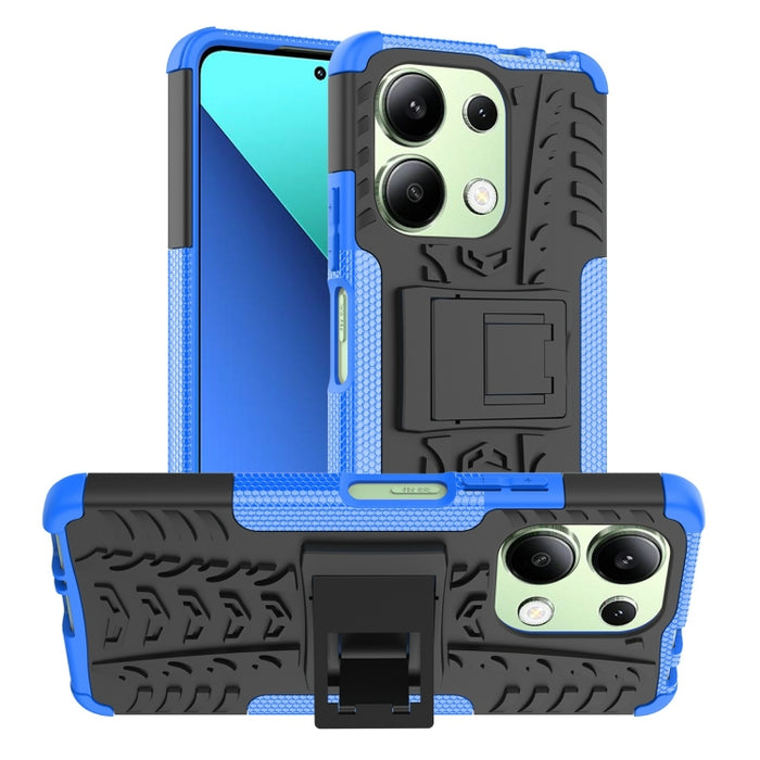 Funda para teléfono con textura de neumático TPU + PC con soporte, For Xiaomi Redmi A3 4G, For Xiaomi Redmi Note 13 4G, For Xiaomi Poco C65, For Xiaomi Redmi Note 13 5G Global, For Xiaomi Redmi 13C 4G, For Xiaomi Redmi Note 13 Pro+ 5G                  ...