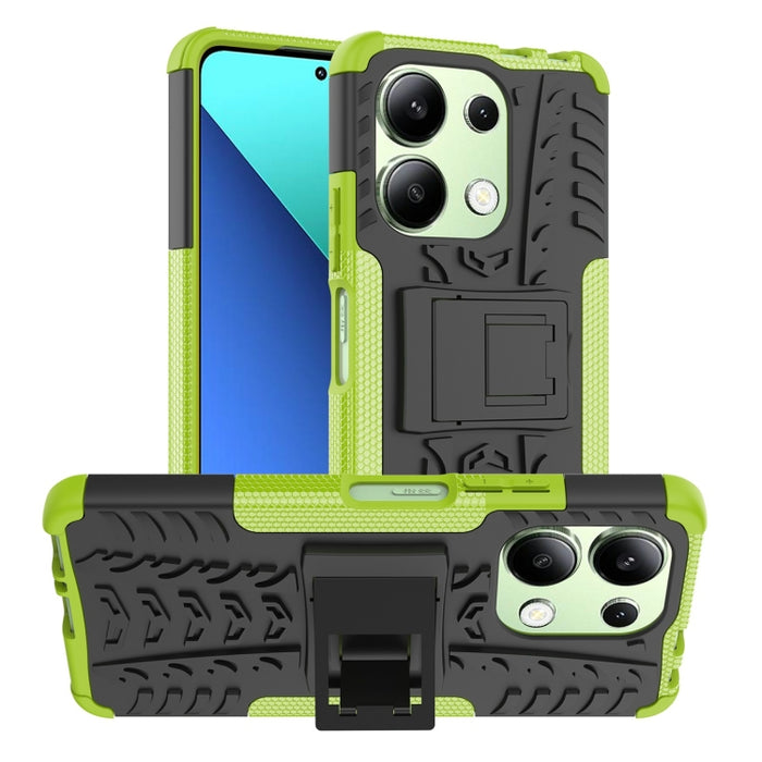 Funda para teléfono con textura de neumático TPU + PC con soporte, For Xiaomi Redmi A3 4G, For Xiaomi Redmi Note 13 4G, For Xiaomi Poco C65, For Xiaomi Redmi Note 13 5G Global, For Xiaomi Redmi 13C 4G, For Xiaomi Redmi Note 13 Pro+ 5G                  ...