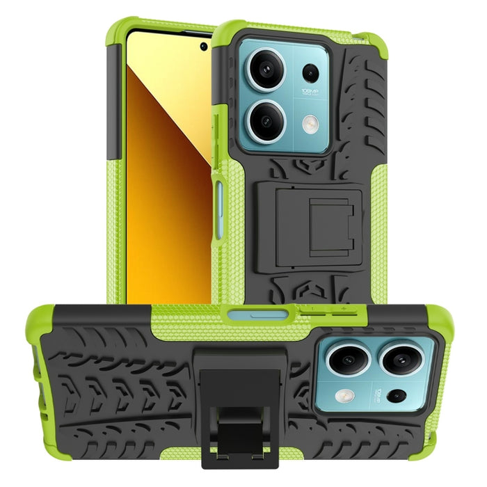 Funda para teléfono con textura de neumático TPU + PC con soporte, For Xiaomi Redmi A3 4G, For Xiaomi Redmi Note 13 4G, For Xiaomi Poco C65, For Xiaomi Redmi Note 13 5G Global, For Xiaomi Redmi 13C 4G, For Xiaomi Redmi Note 13 Pro+ 5G                  ...
