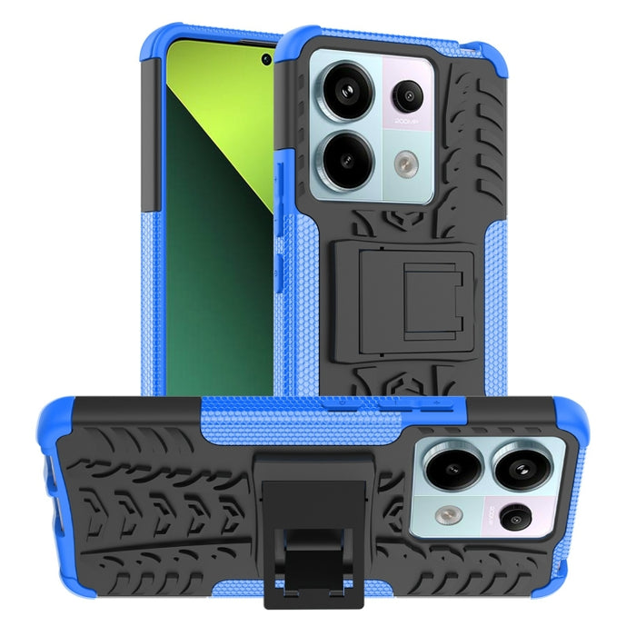 Funda para teléfono con textura de neumático TPU + PC con soporte, For Xiaomi Redmi A3 4G, For Xiaomi Redmi Note 13 4G, For Xiaomi Poco C65, For Xiaomi Redmi Note 13 5G Global, For Xiaomi Redmi 13C 4G, For Xiaomi Redmi Note 13 Pro+ 5G                  ...