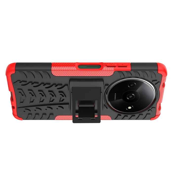 Funda para teléfono con textura de neumático TPU + PC con soporte, For Xiaomi Redmi A3 4G, For Xiaomi Redmi Note 13 4G, For Xiaomi Poco C65, For Xiaomi Redmi Note 13 5G Global, For Xiaomi Redmi 13C 4G, For Xiaomi Redmi Note 13 Pro+ 5G                  ...