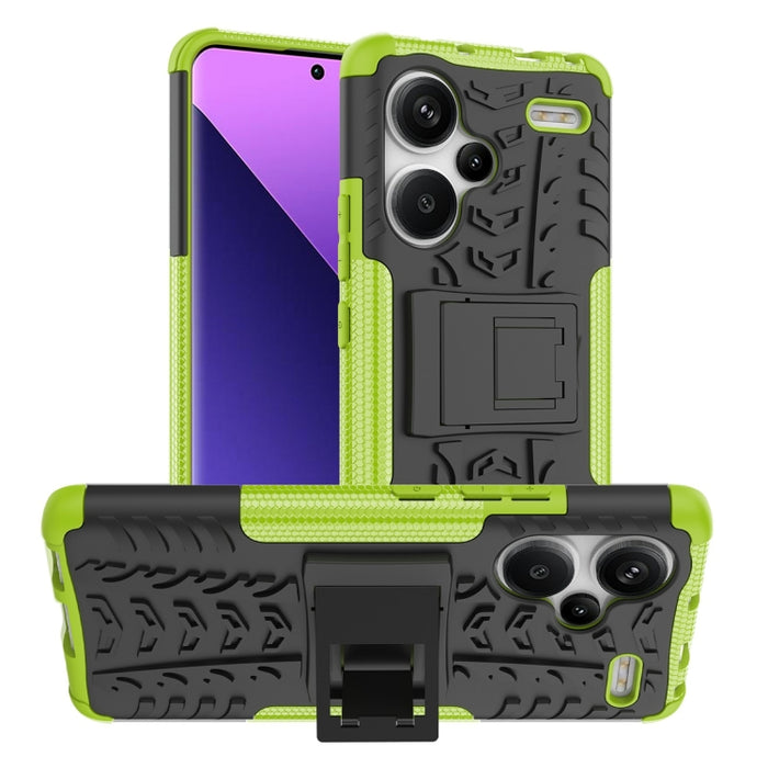 Funda para teléfono con textura de neumático TPU + PC con soporte, For Xiaomi Redmi A3 4G, For Xiaomi Redmi Note 13 4G, For Xiaomi Poco C65, For Xiaomi Redmi Note 13 5G Global, For Xiaomi Redmi 13C 4G, For Xiaomi Redmi Note 13 Pro+ 5G                  ...