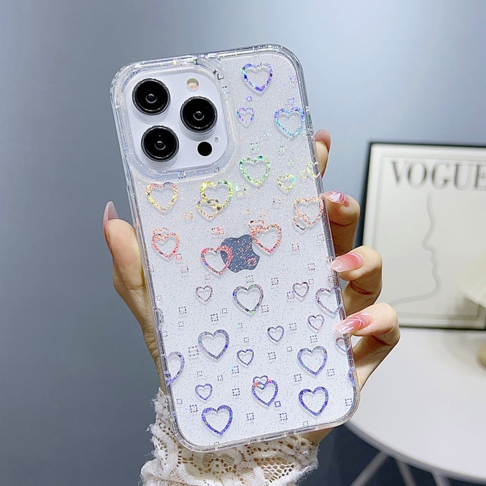 Estuche para teléfono TPU con purpurina serie Little Star