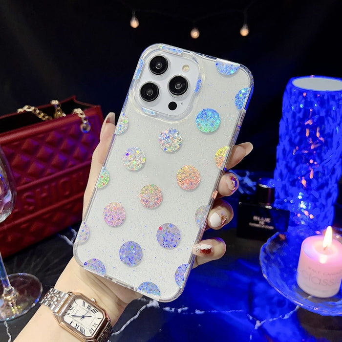Estuche para teléfono TPU con purpurina serie Little Star