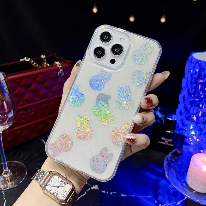 Estuche para teléfono TPU con purpurina serie Little Star