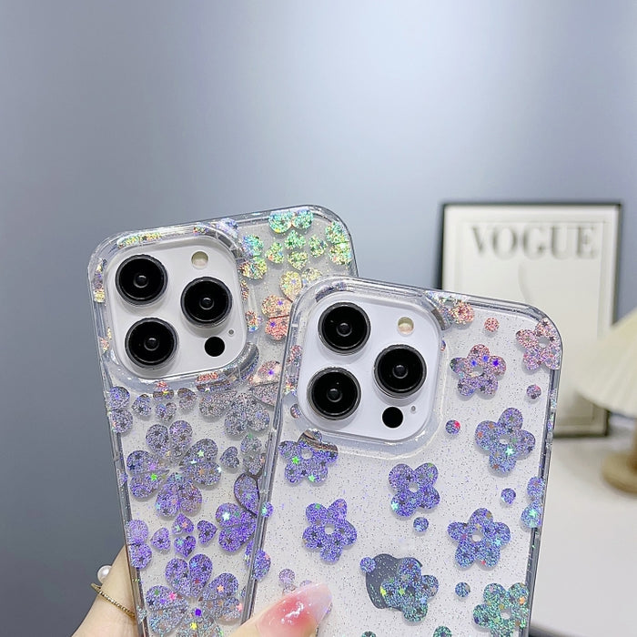Estuche para teléfono TPU con purpurina serie Little Star