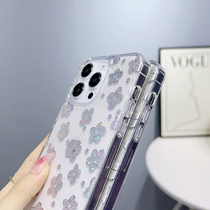 Estuche para teléfono TPU con purpurina serie Little Star