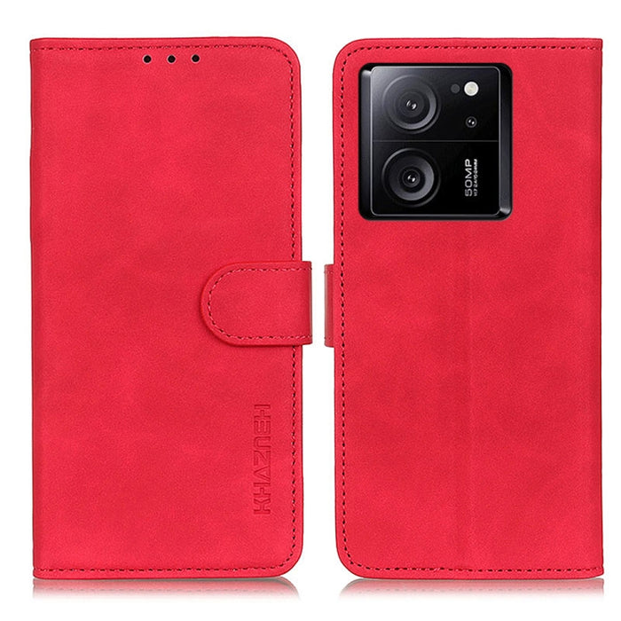 KHAZNEH Funda de cuero con tapa de textura retro para teléfono, For Xiaomi Poco F6 / Redmi Turbo 3, For Xiaomi Poco F6 Pro, For Xiaomi Redmi K70 5G / K70 Pro 5G, For Xiaomi Redmi Note 13 Pro 4G/Poco M6 Pro 4G, For Xiaomi Redmi A3, For Xiaomi Redmi 13C ...
